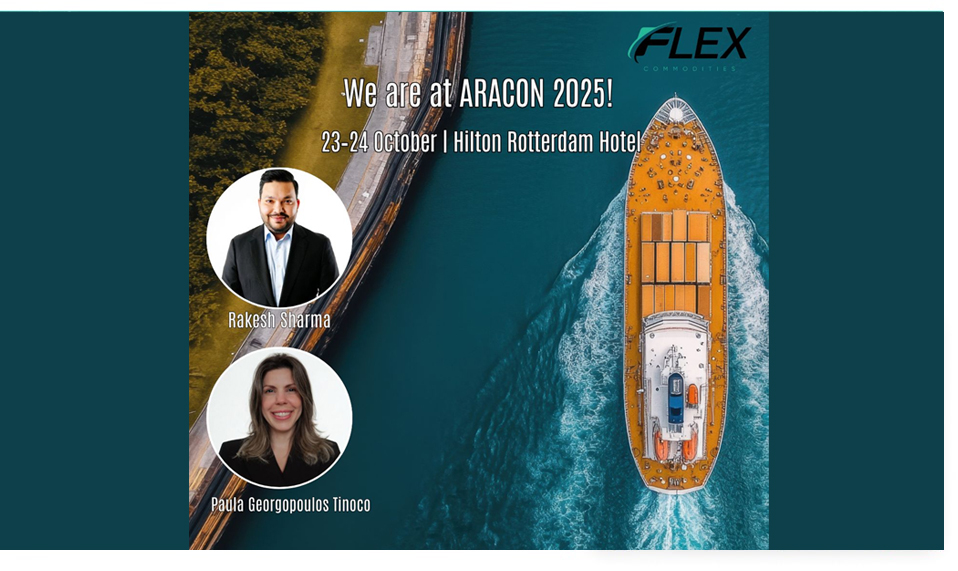FLEX Commodities DMCC is pleased to attend #ARACON 2025 later this month in Rotterdam