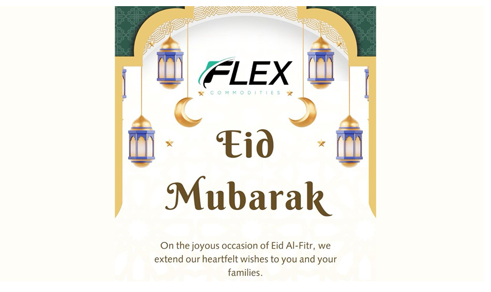 Eid Mubarak from FLEX Commodities FZCO 🌙